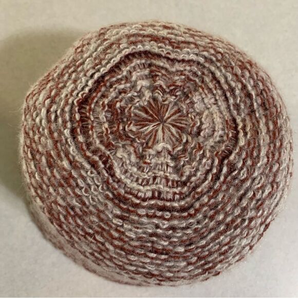 SCALA Clouche Bucket Hat Women’s OS Burgundy White Hand Made. - Picture 3 of 5